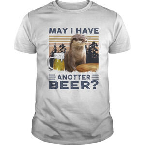 May I Have Another Beer Squirrel Retro Shirt